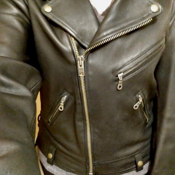 Women’s Black Walter Leather Company Moto Jacket